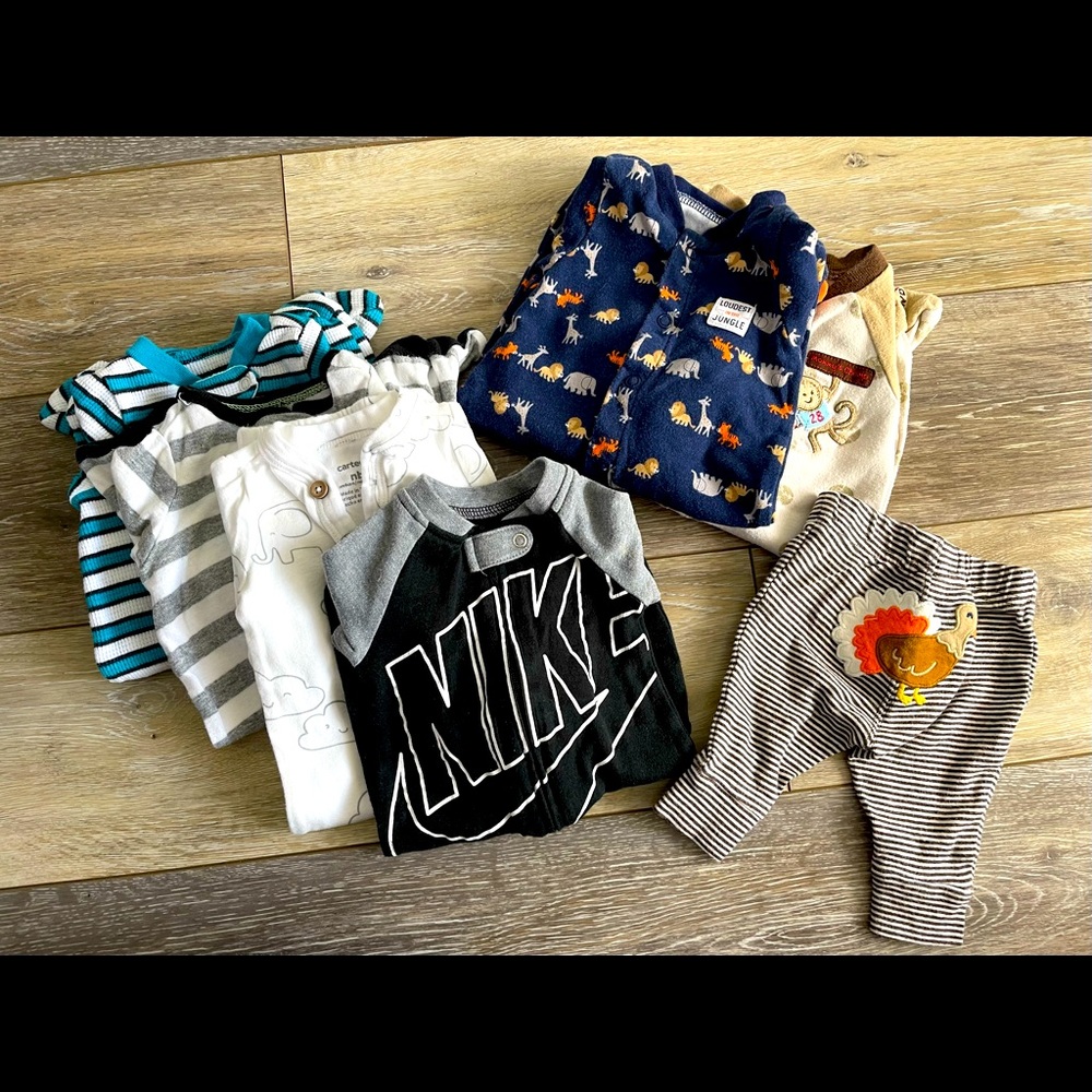 Newborn Baby Boy Sleeper Bundle